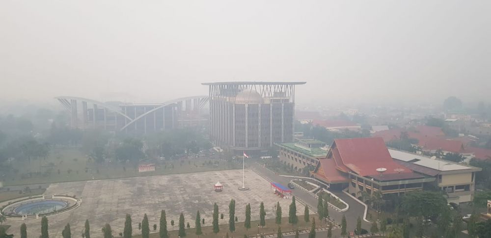 Uhuk, Uhuk! 28.696 Warga Riau Terpapar ISPA Akibat Kabut Asap