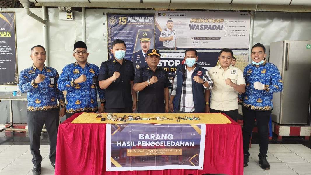 Cek Urin Gabungan Polres Kuansing Dan Lapas Teluk Kuantan