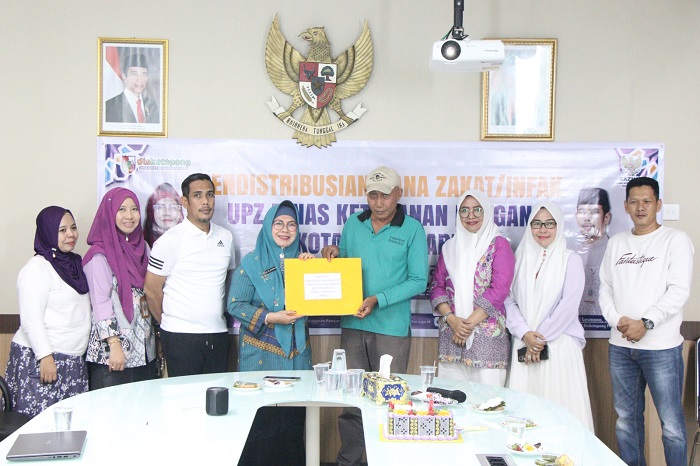 UPZ Disketapang Distribusikan Dana Zakat Infak untuk 50 Penerima Manfaat