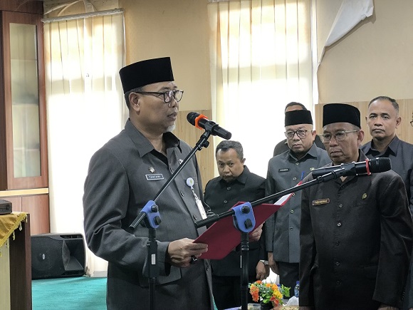 Sekda Tantawi Jauhari Lantik 49 Pejabat Administrator dan Pengawas