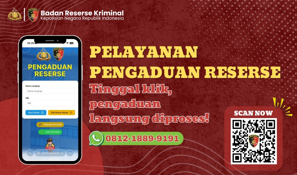 Wakapolri Luncurkan Program Pelayanan Pengaduan Reserse