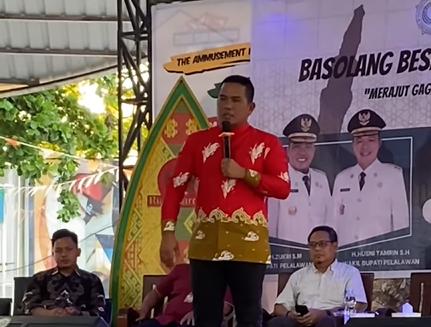 Bupati Pelalawan Hadiri Basolang Basamo Pelajar dan Mahasiswa