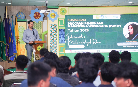 Sosialisasi Program Pembinaan Mahasiswa Wirausaha UMRI Tahun 2025