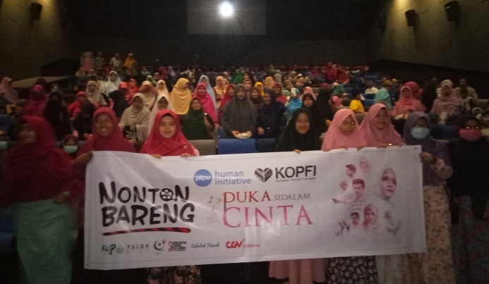 Bersama Komunitas di Pekanbaru, PKPU HI Riau Gelar Nobar Film Islami
