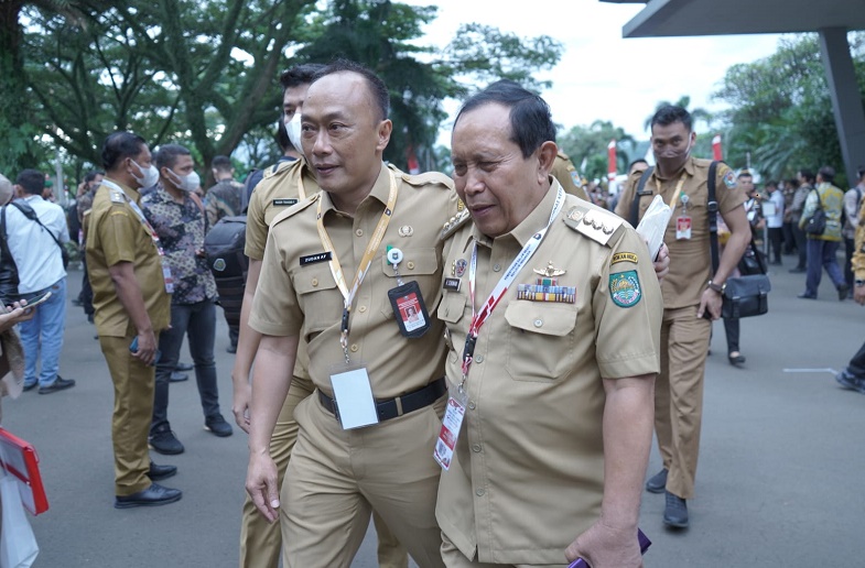 Ikuti Rakornas Kepala Daerah dan Forkopimda 2023, Bupati Rohul Komitmen Ikuti Arahan Presiden Jokowi