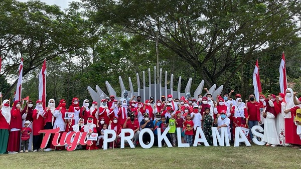 Melihat Kemeriahan Perayaan HUT RI ke-77 di Riau Kompleks PT RAPP