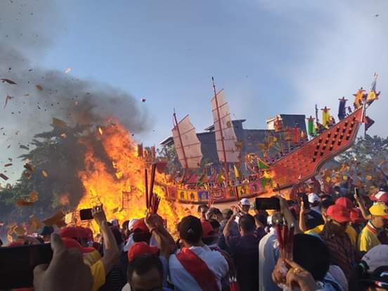 Dana Minim, Pemkab Rohil Tetap Gelar Bakar Tongkang, Begini Skema Acaranya...