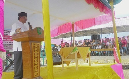 Jadi Peserta Transmigrasi, Wardan Minta Warga Inhil Luruskan Niat Ubah Nasib