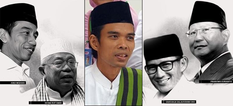 MAAF BERIBU MAAF... Ustadz Abdul Somad Tolak Undangan Dakwah yang Dihadiri Capres Jokowi dan Prabowo