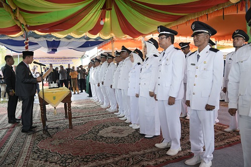 Pelantikan Pj Penghulu dari Lima Kecamatan, Bupati Rohil: Sudah Sesuai Dengan Aspirasi Masyarakat