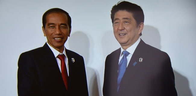 Pertemuan Jokowi dengan PM Jepang Shinzo Abe Hanya 1 Menit, Ini Kata Kemenlu