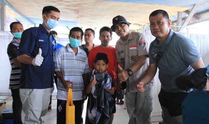 Antusias Warga Mengikuti Sunatan Massal dan Pengobatan Gratis Yang Digelar TLCI  Chapter#2 Riau
