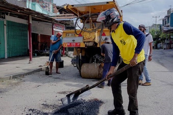 Hari Pertama Wali Kota Dilantik, Jalan Pekanbaru Langsung Diperbaiki