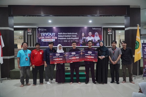 400 Pelajar Pekanbaru Adu Skill Untuk Jadi yang Terbaik di  Tryout Akbar UTBK SNBT Ilmupedia Telkomsel