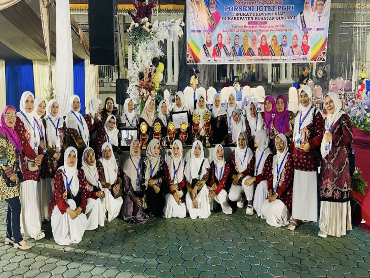 Raih Berbagai Juara Di Porseni IGTKI PGRI Ke-4 Tingkat Prov. Riau, IGTKI Kab. Kampar Melaju Ketingkat Nasional