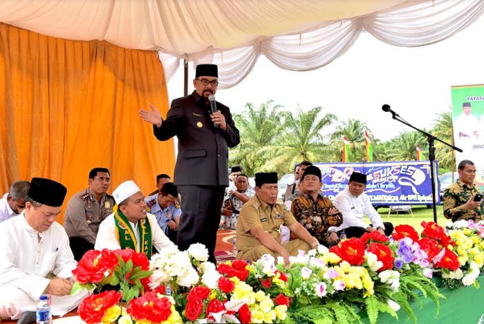 Wagubri Doa Bersama di Ponpes Al – Kahfi Rokan Hulu
