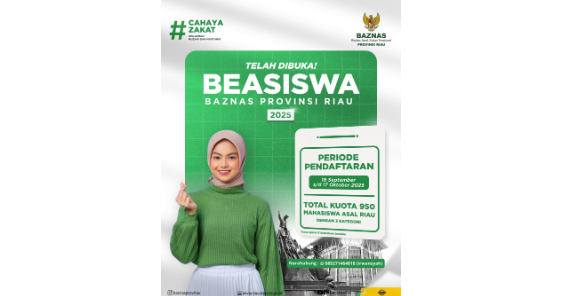 BAZNAS Riau Launching Beasiswa 2025