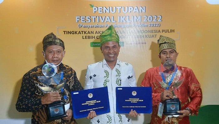 Dua Desa Binaan RAPP Raih Penghargaan Proklim Utama 2022