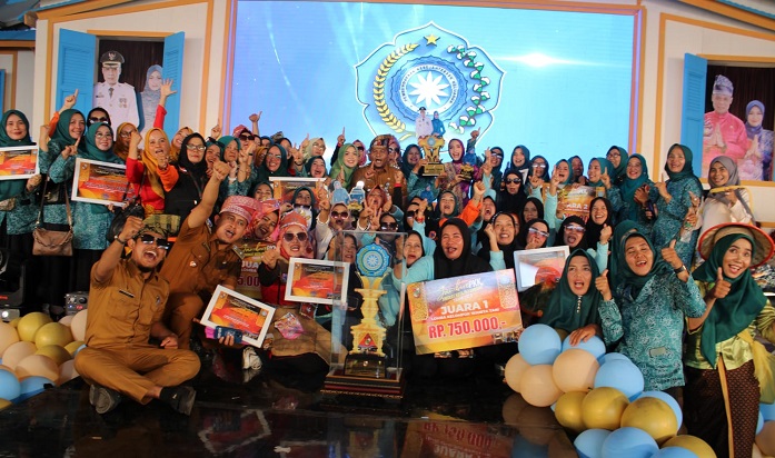 Marpoyan Damai  Juara Umum Jambore PKK Kota Pekanbaru 2023