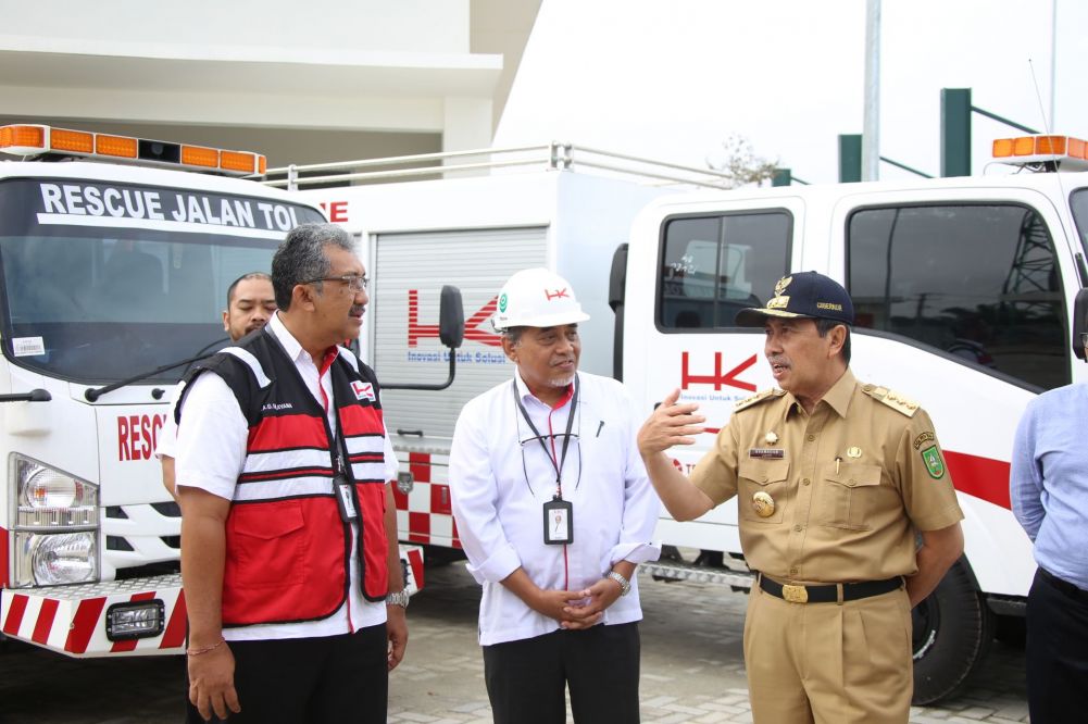 Usai Mencoba Langsung, Gubri Apresiasi Jalan Tol Pekanbaru Dumai