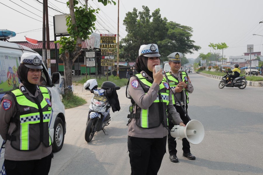 Pelanggaran Tak Pakai Helm di Pekanbaru Meningkat Signifikan