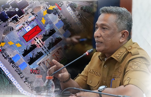 Bupati Anton Pimpin Rapat Finalisasi Malam Puncak Pesta Rakyat HUT ke-26 Rokan Hulu