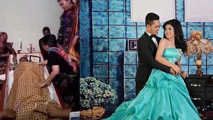 Calon Suami Meninggal Saat Antar Undangan, Tere: 'Mau Aku Kemanakan Gaun Pengantinku Bang', Videonya Bikin Nangis