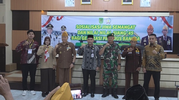 Bupati Inhil Hadiri Sosialisasi Jiwa dan Nilai Juang 45