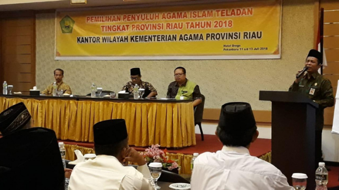 23 Penyuluh Agama di Riau Berebut Prediket PAI Teladan 2018