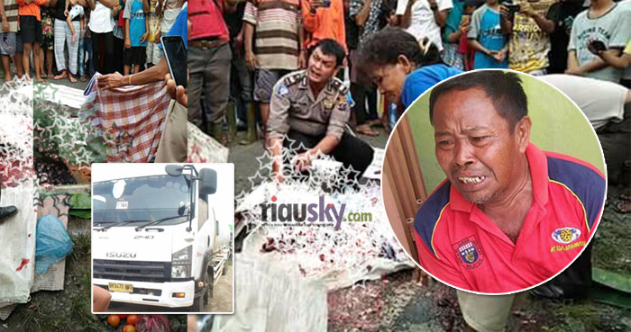 NGERIII...Jatuh dari Boncengan Suami, Istri Tewas Digilas Truk Tangki, Kepala, Tangan dan Paha Hancur, Isi Perut Terburai