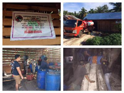 Polres Bengkalis Bongkar Penimbunan 3.200 Liter Premium di Pambang