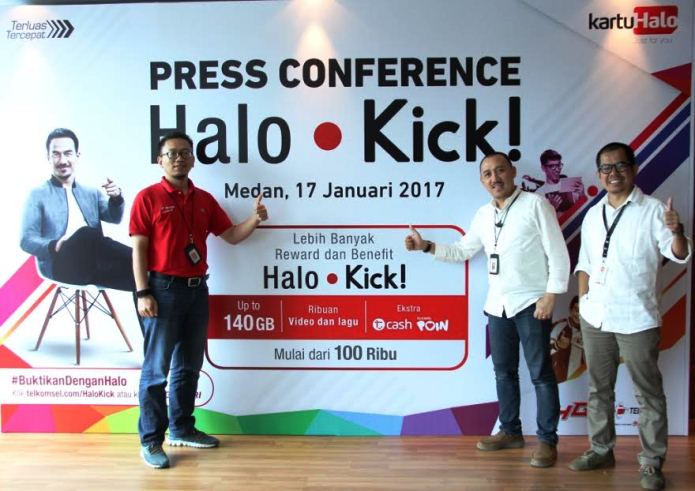 Halo Kick, Telkomsel Berikan Benefit Premium bagi Pelanggan kartuHalo