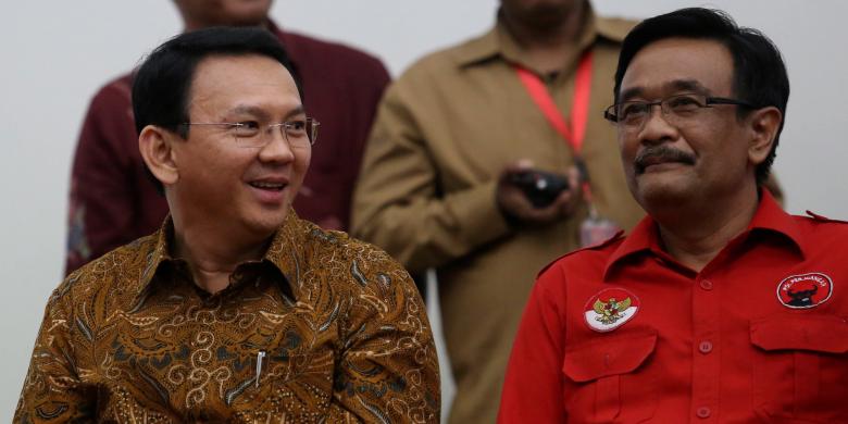 Kalah dari Anies di DKI, Ahok Disebut-sebut Masuk Bursa Cawalkot Surabaya. Djarot: Beliau Belum Habis lah...