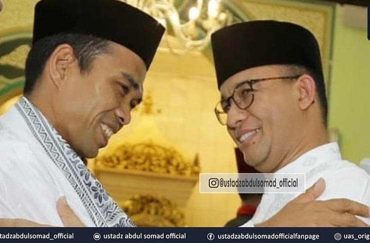 Ustad Abdul Somad  Bertemu  Anies, ''Maaf Tak Bisa Bela di Medsos, Saya Juga Babak Belur''