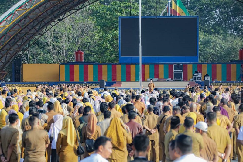 Pasca Pilkada, Ini Pesan Wali Kota Dumai Kepala Seluruh Pegawai