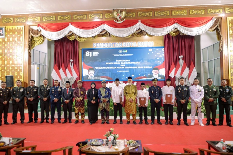729 Warga Binaan Rutan Kelas II B Dumai Terima Remisi Umum 2026