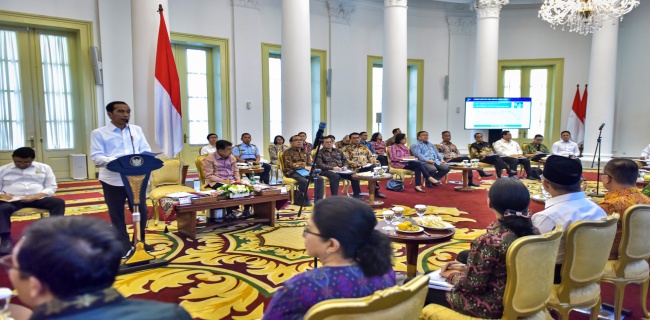 Sidang Kabinet, Jokowi Sentil Sejumlah Menteri Soal Investasi, 'Urusan kecil Tapi Ya Menghambat'