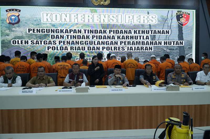 Polisi Tangkap Pemodal dan Penggarap 143 Hektare Hutan di Rohul