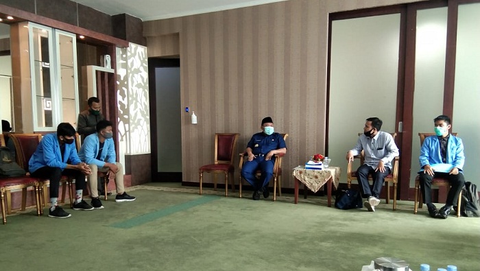 Bupati Kampar Terima Kunjungan Ikatan Mahasiswa Kecamatan Tambang