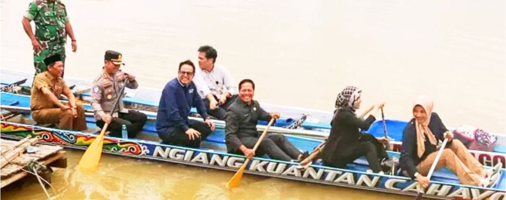 Stafsus Wapres Tina Talisa Tinjau Persiapan Festival Pacu Jalur 2025 di Kuansing