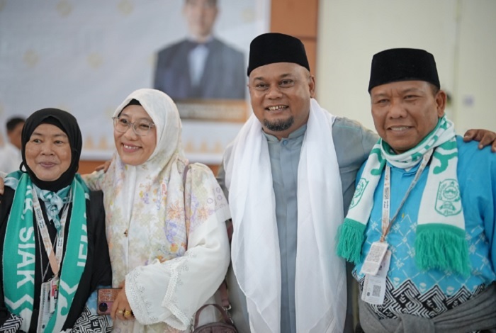 264 Jemaah Haji Kloter 12 Batam   Asal Siak Tiba di Debarkasi Batam