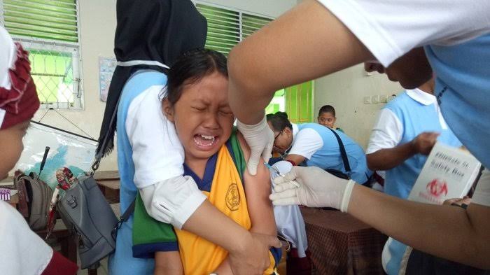 Di Kota Pekanbaru, 4.286 Anak Menolak Disuntik Vaksin MR