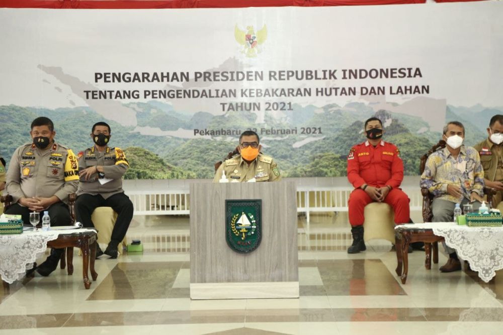 Penetapan Status Siaga Darurat Karhutla Riau Diapresiasi Presiden