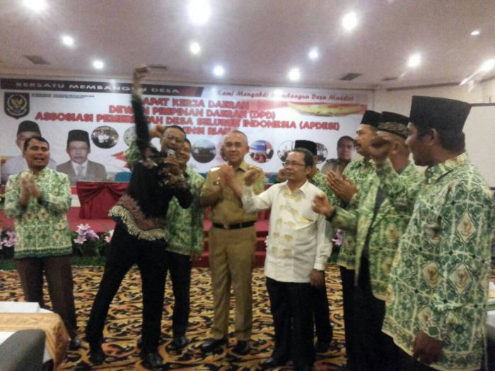Rakerda Apdesi, Gubernur Riau Disambut Meriah Ratusan Kepala Desa