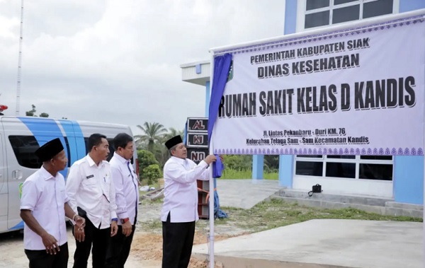 Bupati Alfedri Resmikan Rumah Sakit Tipe D di Kandis