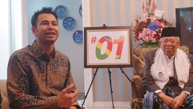Bertemu dengan Ma'ruf Amin, Raffi Ahmad Bilang 'Jiwanya Muda Sekali, Suka Bola'