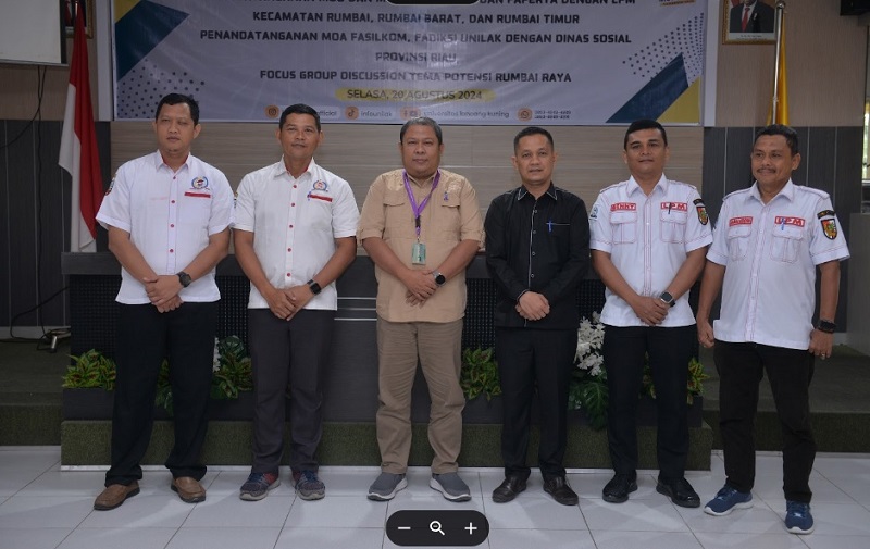 Unilak, Dinsos Provinsi Riau  dan LPM di Pekanbaru Jajaki Kerja Sama