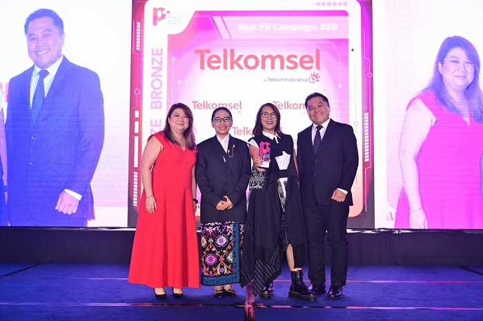 Kampanye Marketing B2B Telkomsel  Torehkan Prestasi di PR Awards 2025