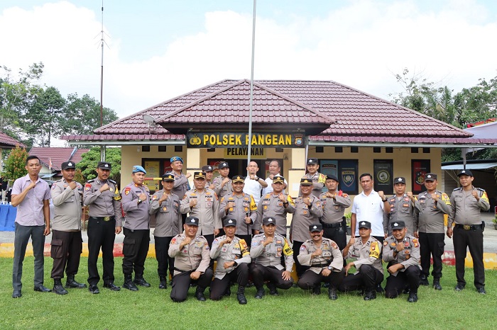 Kapolres Kuansing Kunjungan Kerja ke Polsek Pangean dan LTD