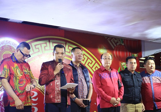 Muflihun Hadiri Perayaan Imlek Bersama Warga di Jalan Karet